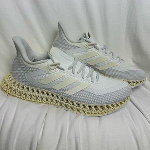 NEW w Tags Adidas 4DFWD 2 Women's Running Shoes 3D Course A Pied White Shoes